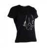 T-Shirt HKM Elements manches courtes femme - Noir