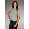 T-Shirt Lauria Garrelli Limone manches courtes femme - Salvia