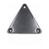 Triangle arrière pour casque Antares collection - Glossy Anthracite