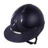 Antares Origin Galaxy-helm met Eclipse-zonneklep en Swarovski - Blauw / blauw leer