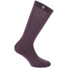 Chaussettes Je t'aime Equithème Kamilia - Prune