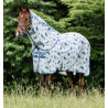 Vliegendeken Horseware Amigo Bug Rug Plus - Libellenmotief / zilver / blauw / salie