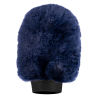 Gant de pansage Waldhausen peau d'agneau Lucky - Bleu nocturne / lucky