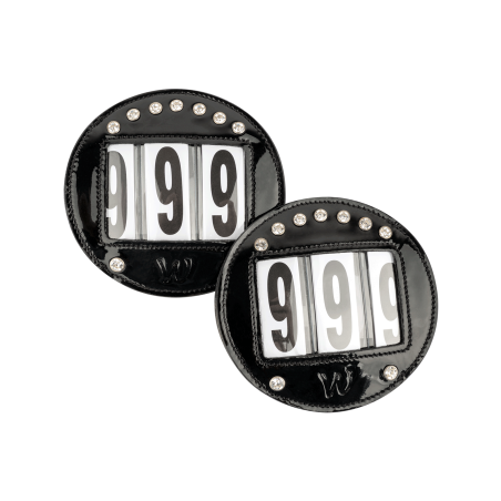 Numéros de tête Waldhausen en cuir verni