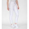 Pantalon d'équitation ELT Comfort Ride en silicone - Blanc