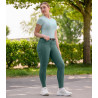 Pantalon d'équitation ELT Comfort Ride en silicone - Vert pin