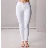 Pantalon Horseware taille haute femme Allora Alessandro Albanese grip genoux - Blanc