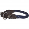 Collier chien Corde Canter - Marron / marine