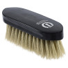 Imperial Riding Dandy harde nylon borstel met gelakt houten rug - Licht metallic olijfkleur