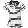 Polo femme Joya Flags & Cup - Blanc / marine