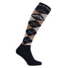 Chaussettes Argyle HV Polo - Marine / champagne doré