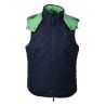Veste sans manches HKM réversible Maui enfant - Bleu foncé / vert