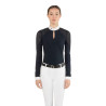 Polo de concours Teresa Ego7 manches longues femme - Marine