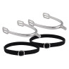 Kinder sporen Imperial Riding Basic 15 mm vierkante punt - Zilver