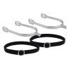 Éperons homme Imperial Riding Basic 15 mm bout carré - Argent