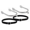 Heren sporen Imperial Riding Basic 15 mm ronde punt - Zilver