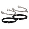 Éperons Imperial Riding Basic 15 mm bout carré - Argent