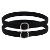 Imperial RidingBasic sporenriemen van gevlochten nylon - Zwart