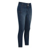 Pantalon d'équitation Euro-Star Classic Slim denim femme - Bleu denim foncé