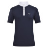 Wedstrijdpolo met korte mouwen Imperial Riding Basic dames - Marine
