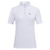 Wedstrijdpolo met korte mouwen Imperial Riding Basic dames - Wit