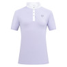 Polo de concours manches courtes Imperial Riding Basic femme - Glycine