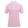 Polo de concours manches courtes Imperial Riding Basic glam femme - Barbe à papa