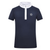 Polo de concours manches courtes Imperial Riding Basic glam Kids - Marine