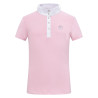 Polo de concours manches courtes Imperial Riding Basic Kids - Barbe à papa