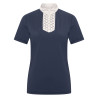 Wedstrijdpolo met korte mouwen Imperial Riding Shine dames - Marine