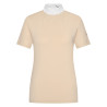 Dames wedstrijdshirt met korte mouwen Imperial Riding Shines polo - Grijs / zand
