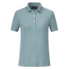 HV Polo Norma dames poloshirt met korte mouwen - Aqua sky