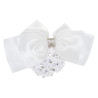 Résille pour cheveux avec résille et strass Imperial Riding - Blanc