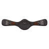 Sangle de dressage Imperial Riding anatomique avec boucles à rouleaux - Marron foncé