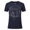 Top manches courtes Euro-Star Mira femme - Marine