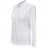 Polo Diamantina femme manches longues Flags & Cup - Blanc