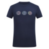 T-shirt met korte mouwen Imperial Riding Holographics Kids - Marine