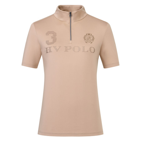 Korte mouwentechnische top HV Polo Favourite dames