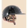 Winterbontmuts voor Armet Flex-On cap/helm - Leo chocolade