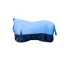 Couverture highneck HKM Norwich 600D doublée polaire - Bleu foncé / bleu clair