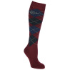 Chaussettes d'équitation Covalliero Brescia - Merlot / graphite