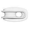 Isolateur type œuf en polyamide pour fil d'acier AKO - Blanc