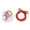 Casco My Style gestreepte biezenkit - Reflecterend rood