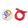 Casco My Style gestreepte biezenkit - Rood signaal