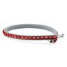 Set van biezen Casco My Style gestreept kristal - Cristuax bordeaux