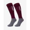 Chaussettes de concours LeMieux Sparkle - Bordeaux