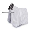 Tapis de selle Bucas Show-Line Dressage - Blanc / blanc