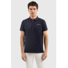 Polo Harcour Fuego manches courtes homme France - Marine