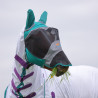 Masque anti-mouches Shires FlyGuard Pro Deluxe avec oreilles et nez - Vert