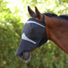Masque anti-mouches Shires FlyGuard Pro Fine Mesh sans oreilles avec nez - Jais